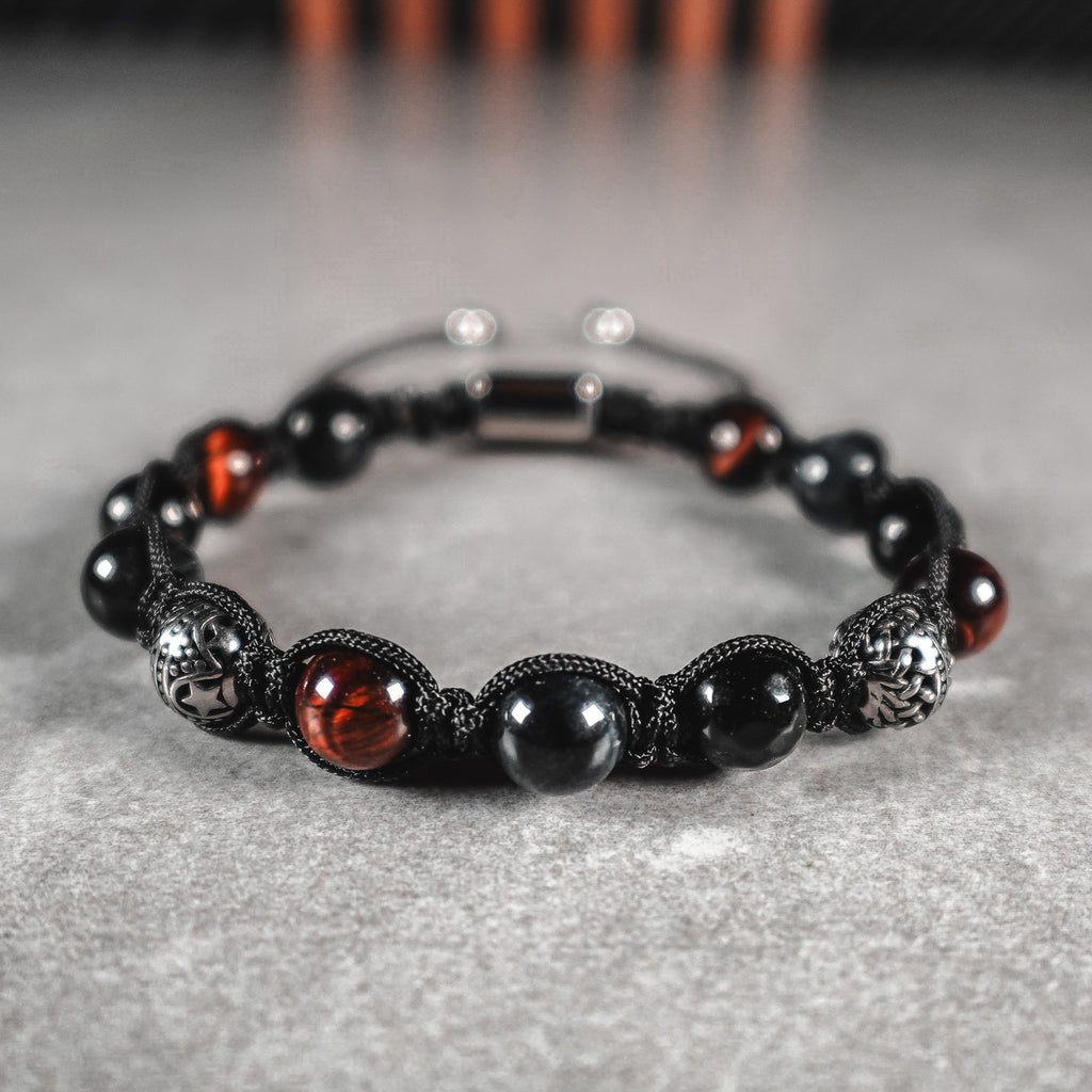 Pulsera tejida de 8mm