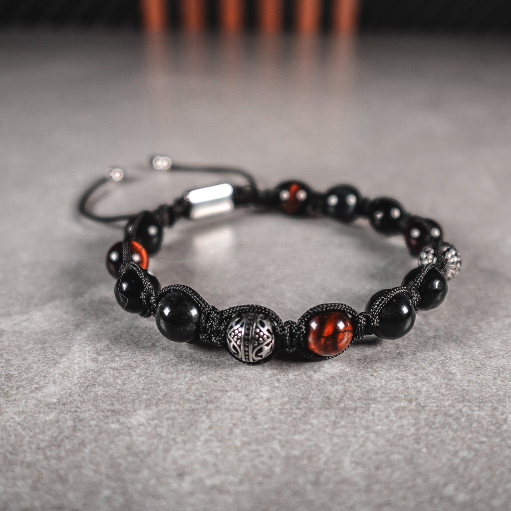 Pulsera tejida de 8mm