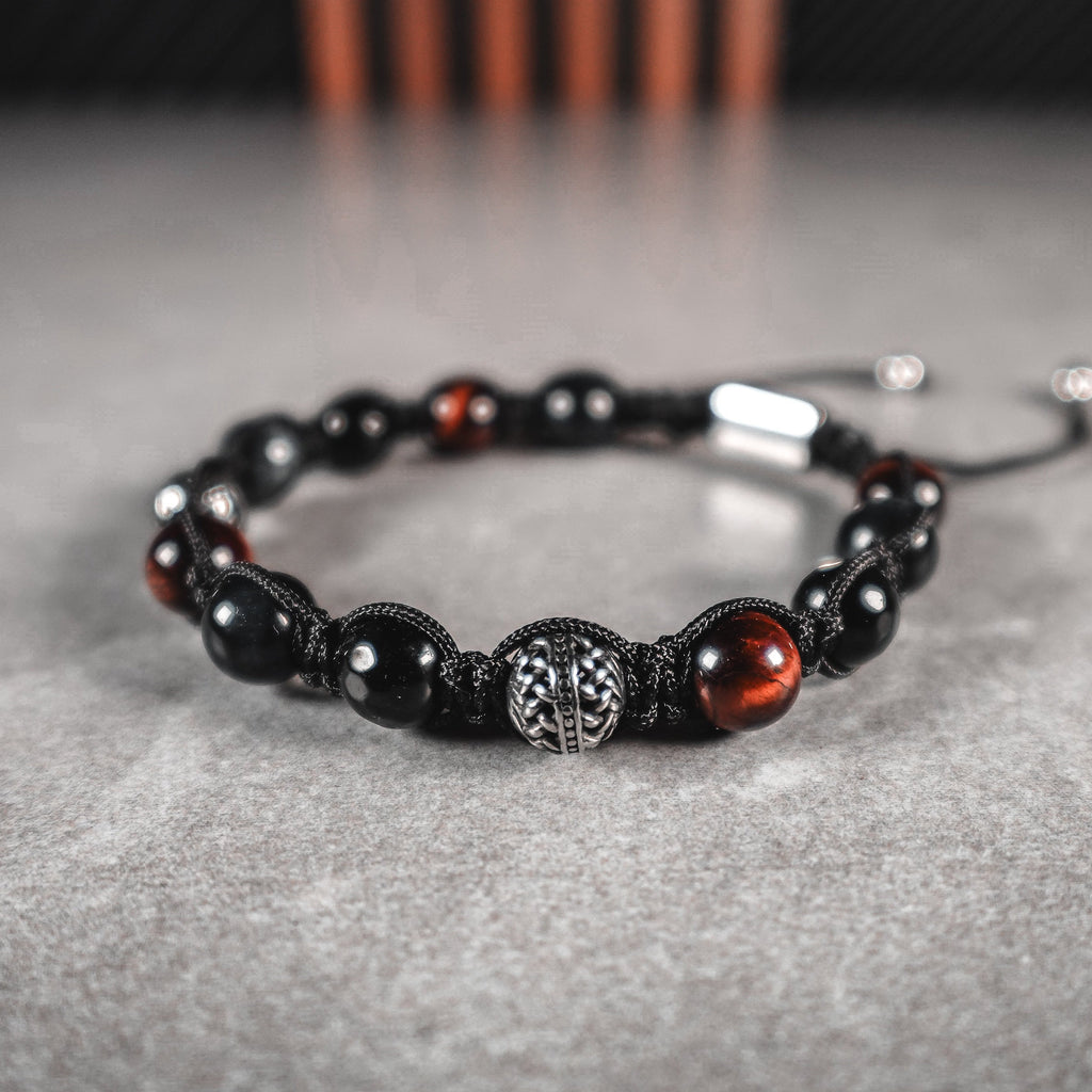 Pulsera tejida de 8mm